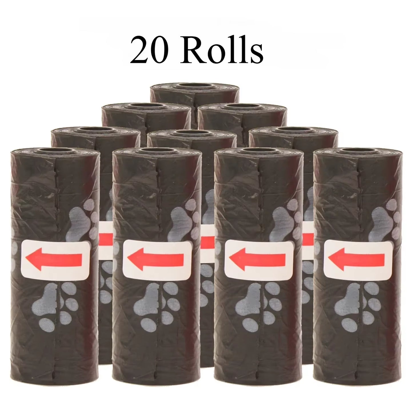 1-50 Rolls Biodegradable Dog Poop Bags Leak-Proof Thick Pet Waste Bags for Outdoor Walks Cat Litter Trash Bags Pet Supplies