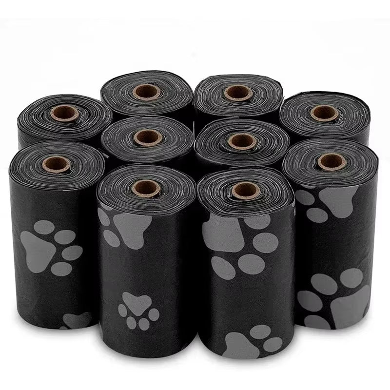 1-50 Rolls Biodegradable Dog Poop Bags Leak-Proof Thick Pet Waste Bags for Outdoor Walks Cat Litter Trash Bags Pet Supplies