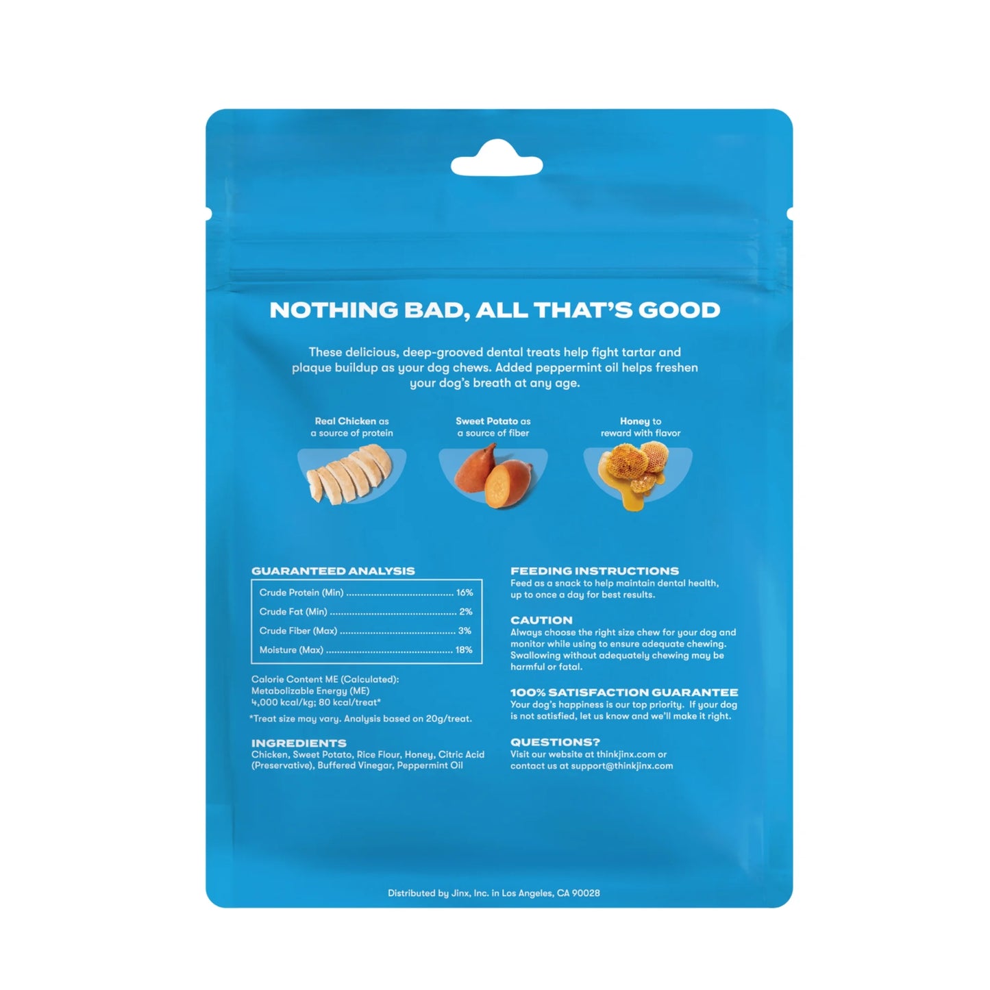 Chicken Flavor Dental Treats for Small Dogs, 8.8 Oz Bag, 13 Treats