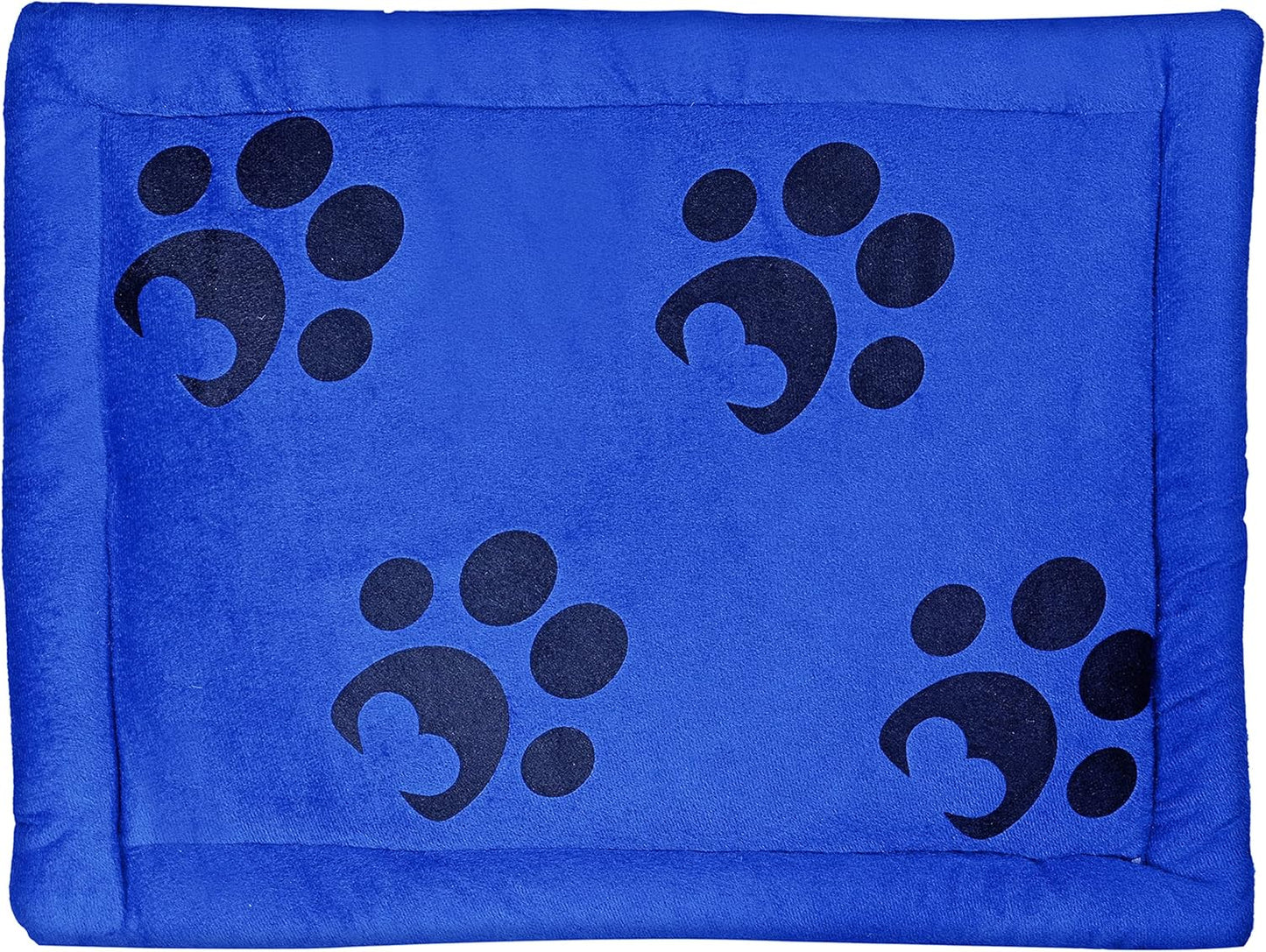 Pet Beds for Small, Medium, and Large Dogs and Cats, Blue Durable Dog Bed for Large Medium Small Dogs Soft Washable Pet Bed Breathable Rectangle Sleeping Bed Anti-Slip Bottom, Multiple Sizes S-L