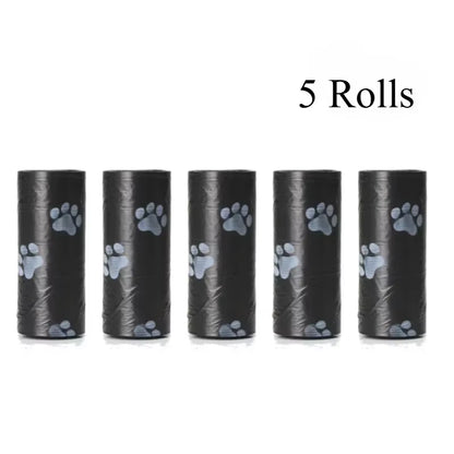 1-50 Rolls Biodegradable Dog Poop Bags Leak-Proof Thick Pet Waste Bags for Outdoor Walks Cat Litter Trash Bags Pet Supplies