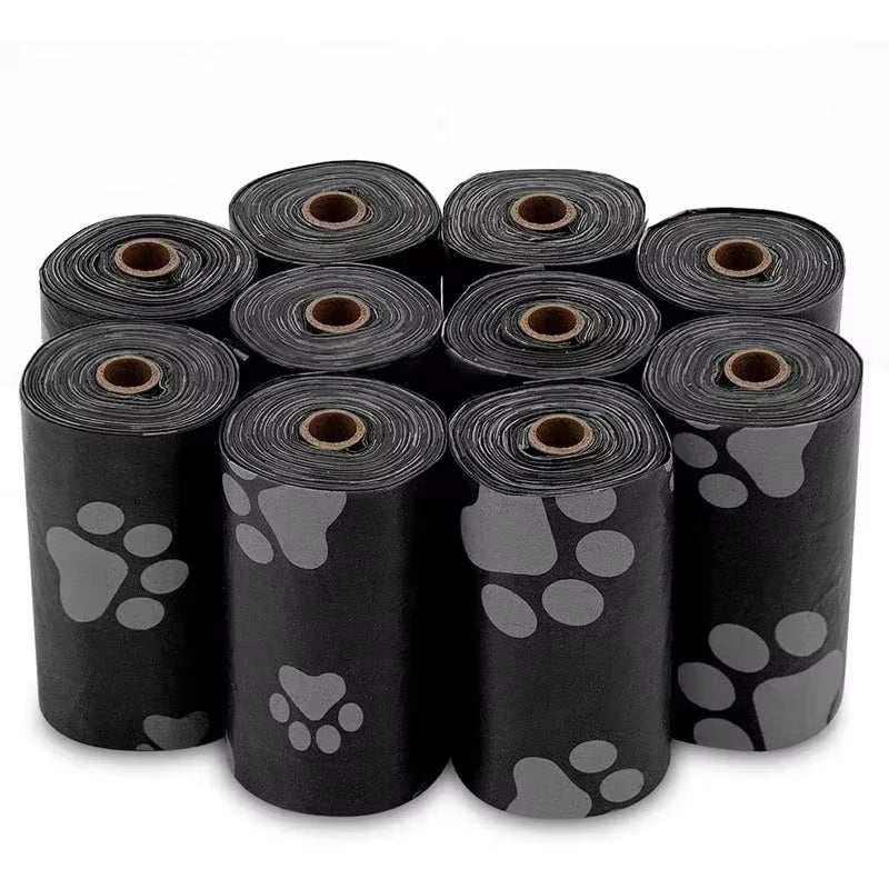 1-50 Rolls Biodegradable Dog Poop Bags Leak-Proof Thick Pet Waste Bags for Outdoor Walks Cat Litter Trash Bags Pet Supplies