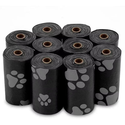 1-50 Rolls Biodegradable Dog Poop Bags Leak-Proof Thick Pet Waste Bags for Outdoor Walks Cat Litter Trash Bags Pet Supplies