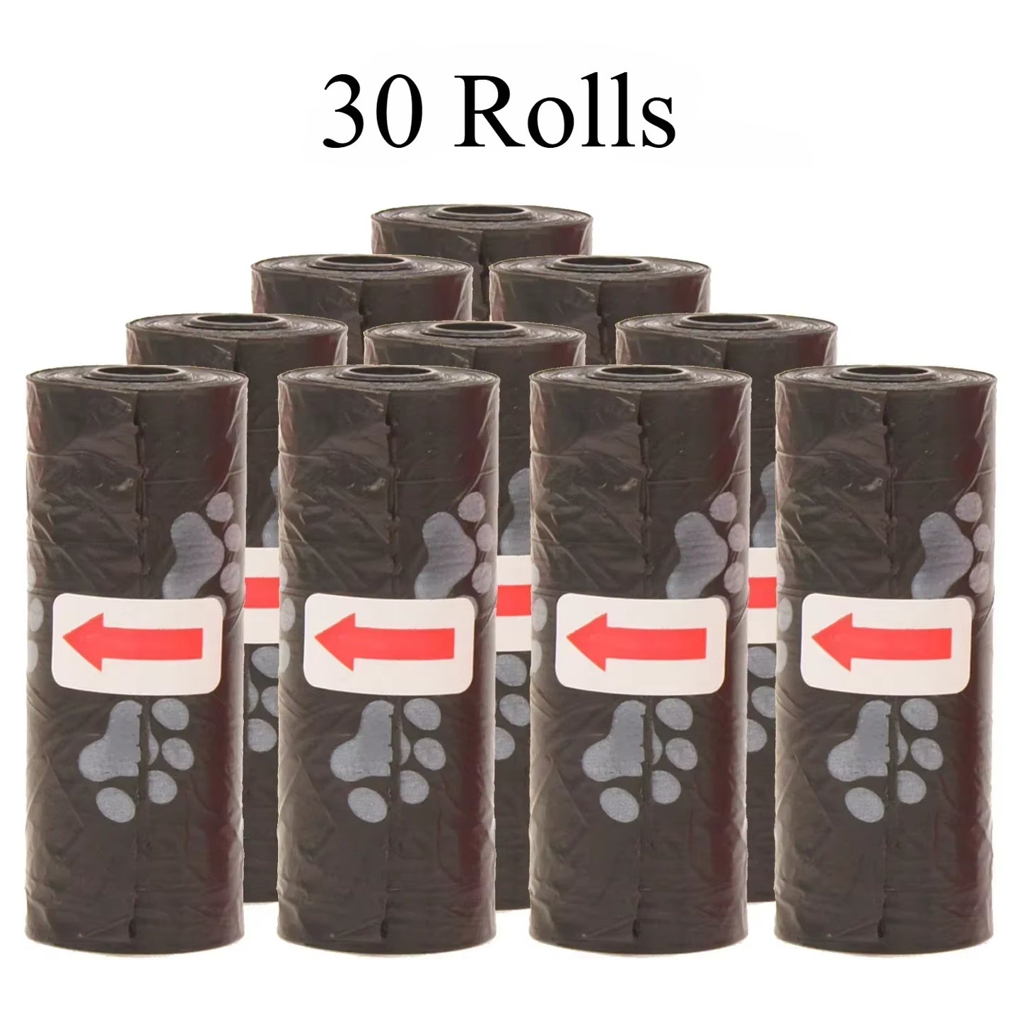 1-50 Rolls Biodegradable Dog Poop Bags Leak-Proof Thick Pet Waste Bags for Outdoor Walks Cat Litter Trash Bags Pet Supplies