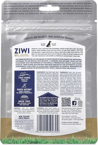 Peak Good Dog Rewards Training Treats – All Natural, Grain-Free, Healthy Dog Treats (Beef, 3Oz)