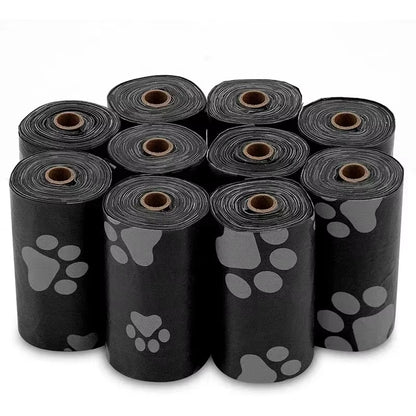 1-50 Rolls Biodegradable Dog Poop Bags Leak-Proof Thick Pet Waste Bags for Outdoor Walks Cat Litter Trash Bags Pet Supplies