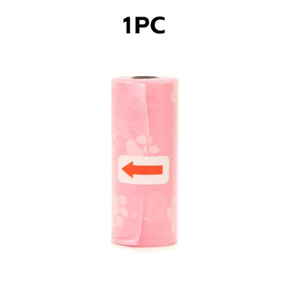 1-50 Rolls Biodegradable Dog Poop Bags Leak-Proof Thick Pet Waste Bags for Outdoor Walks Cat Litter Trash Bags Pet Supplies