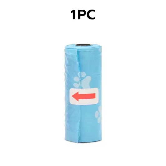 1-50 Rolls Biodegradable Dog Poop Bags Leak-Proof Thick Pet Waste Bags for Outdoor Walks Cat Litter Trash Bags Pet Supplies