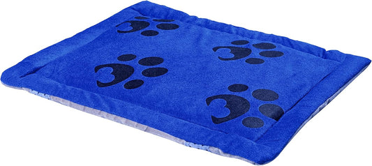 Pet Beds for Small, Medium, and Large Dogs and Cats, Blue Durable Dog Bed for Large Medium Small Dogs Soft Washable Pet Bed Breathable Rectangle Sleeping Bed Anti-Slip Bottom, Multiple Sizes S-L